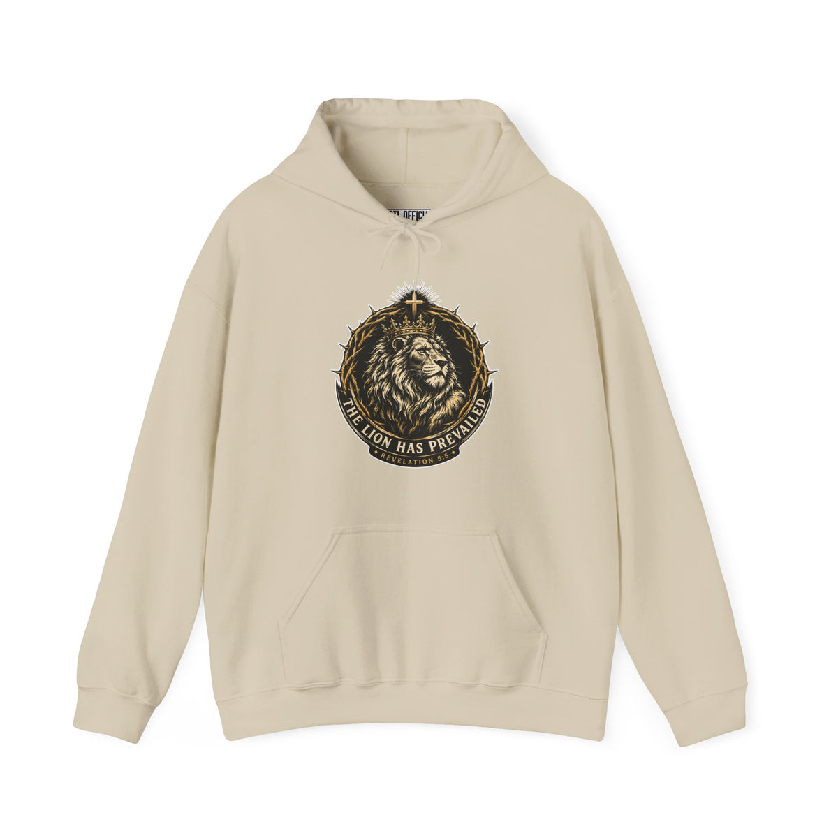 Lion of Judah — The Lion Has Prevailed Christian Hoodie