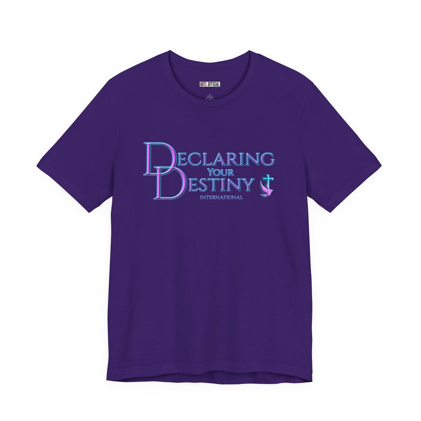 Declaring Your Destiny Purple logo/2 Corinthians 5:7