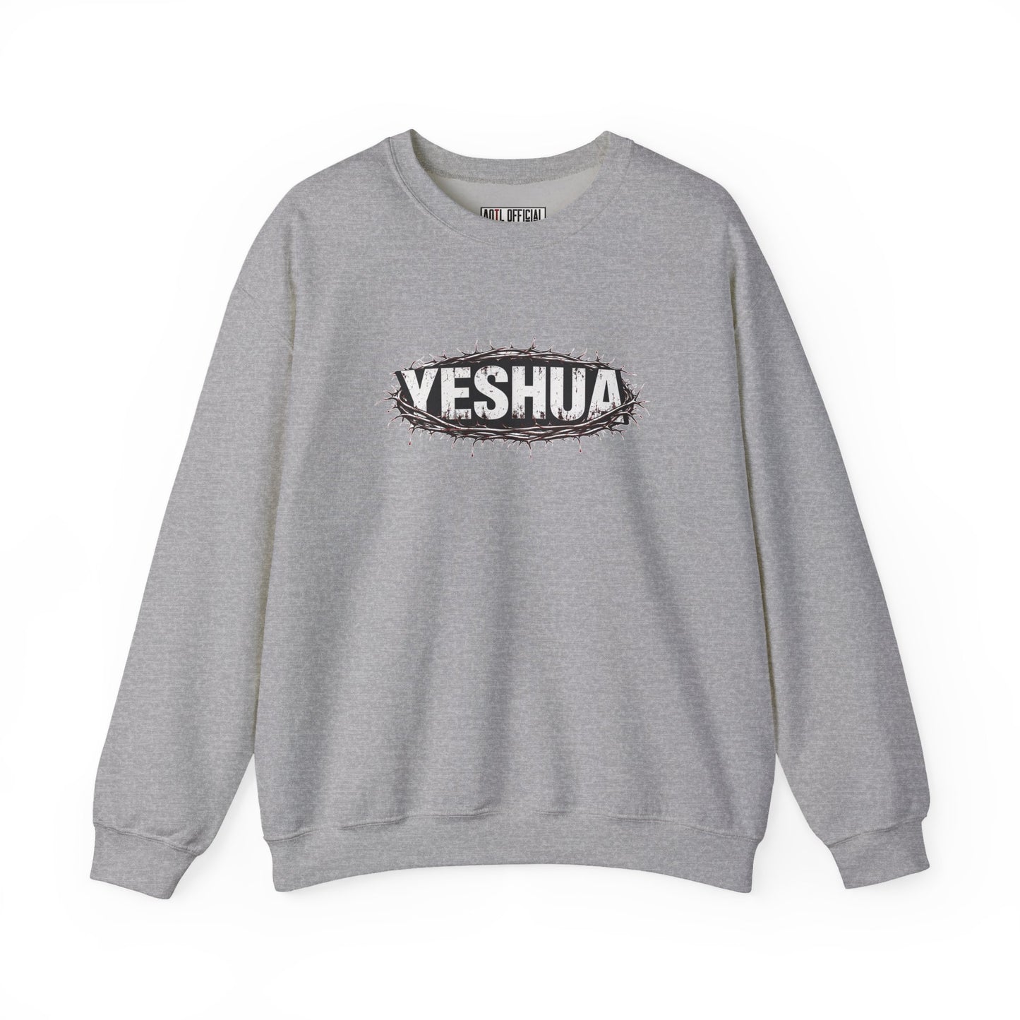 Yeshua Crown Of Thorns Christian Sweatshirt