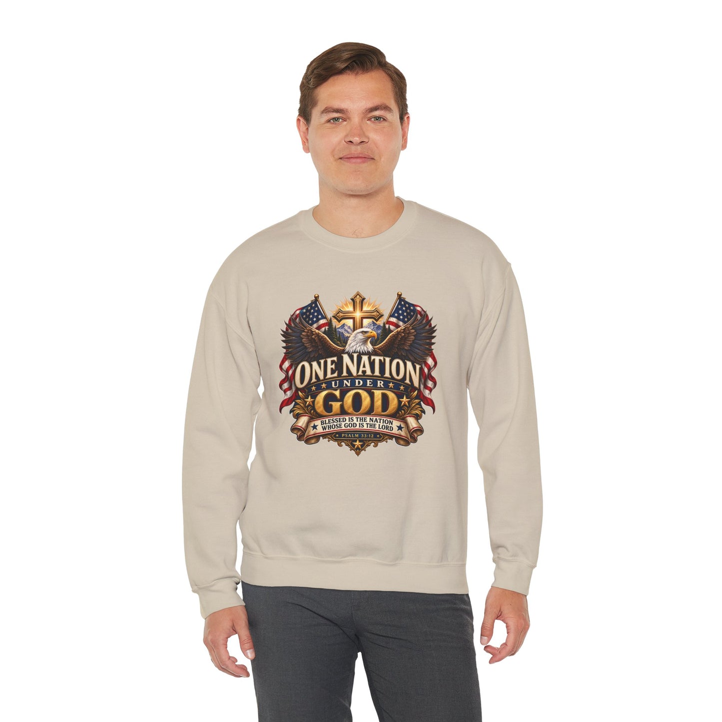 One Nation Under God Christian Sweatshirt