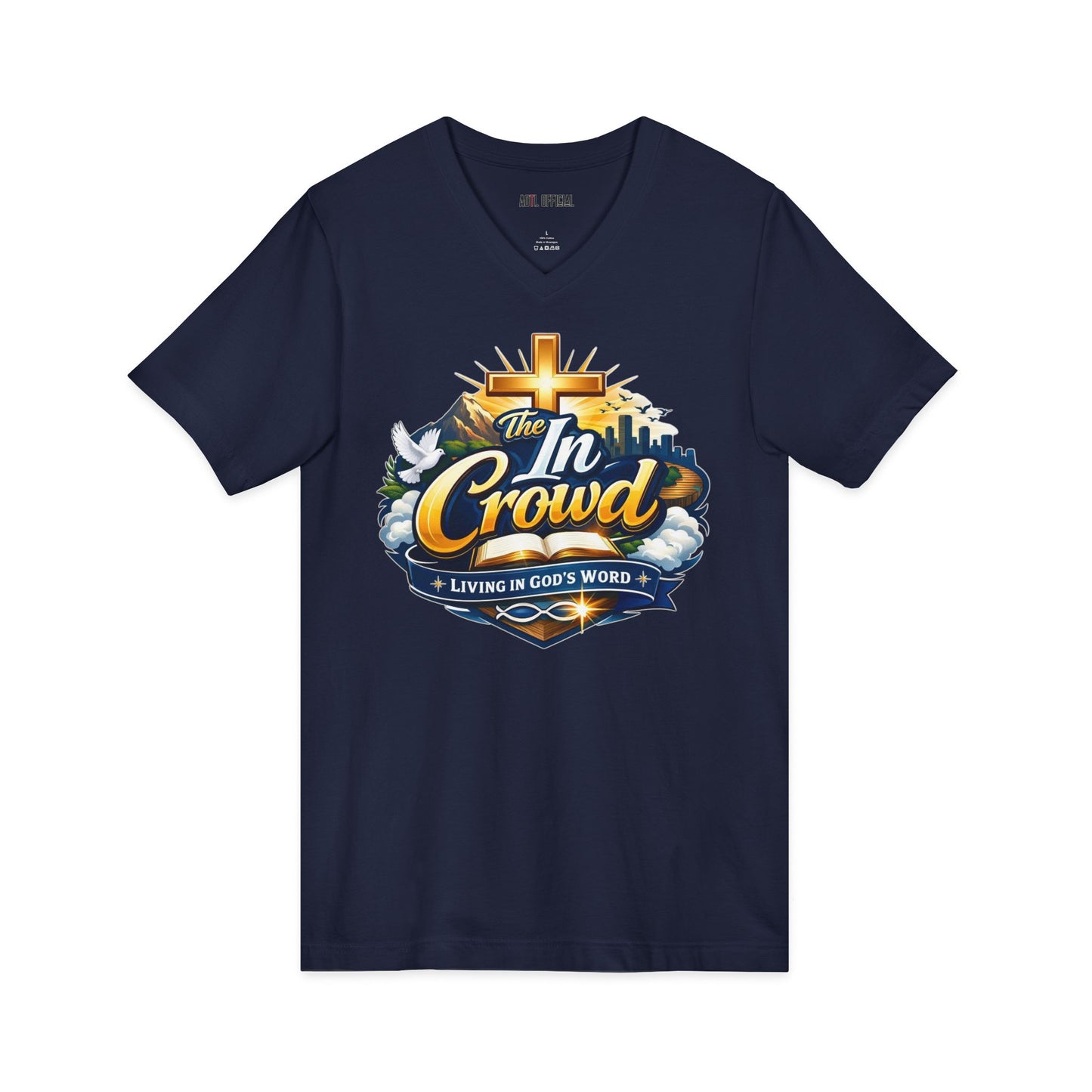 The In Crowd Christian  V-Neck Tee