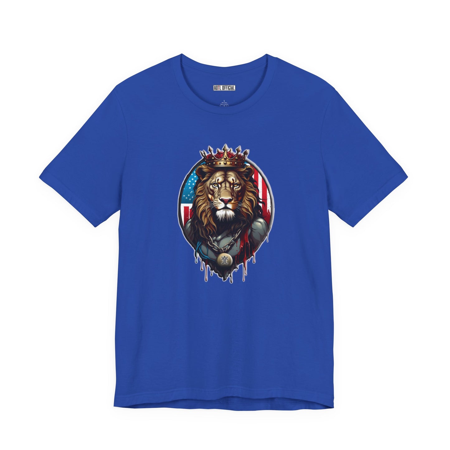 Royal Majesty: Lion of Judah Crowned  Unisex Short Sleeve Tee