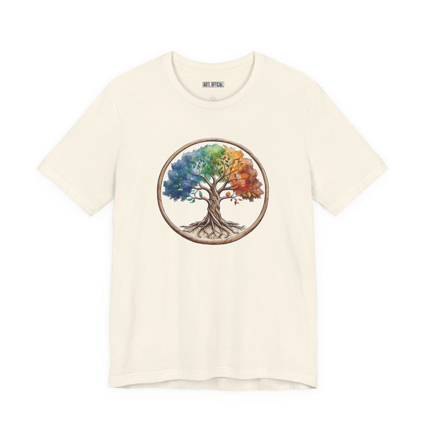Colorful Tree Of Life Unisex Short Sleeve Tee