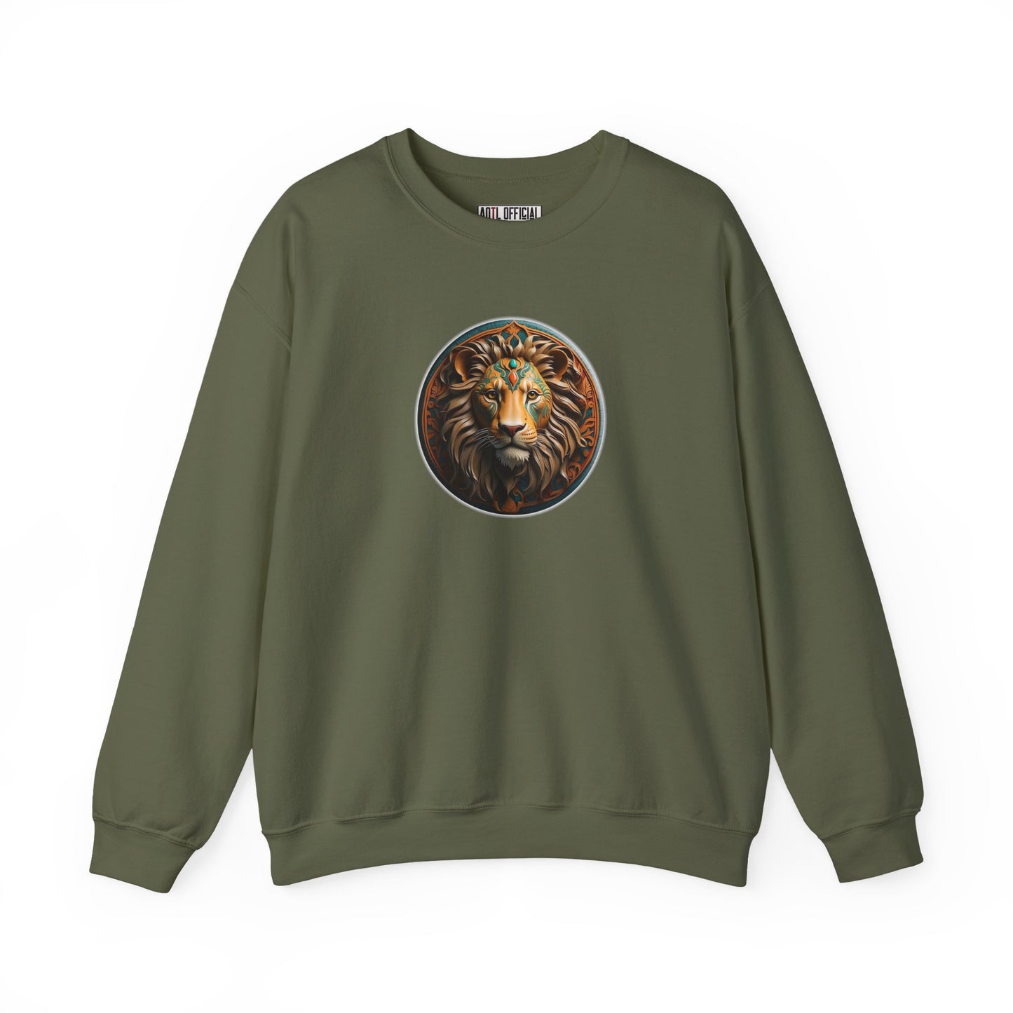 Majestic Redeemer Lion of Judah  Unisex Heavy Blend™ Crewneck Sweatshirt