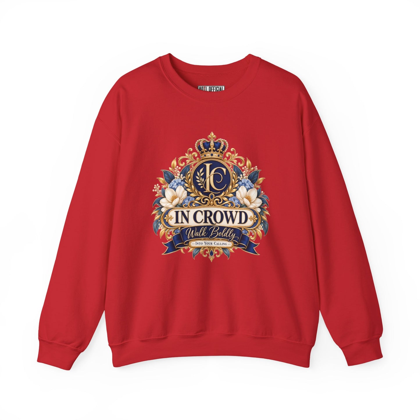 In Crowd – Walk Boldly Christian Sweatshirt