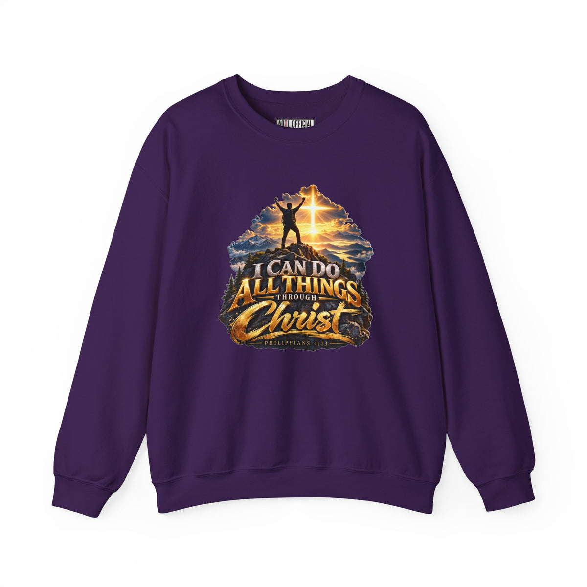 I Can Do All Things Through Christ – Philippians 4:13 Victory Design Christian  Sweatshirt