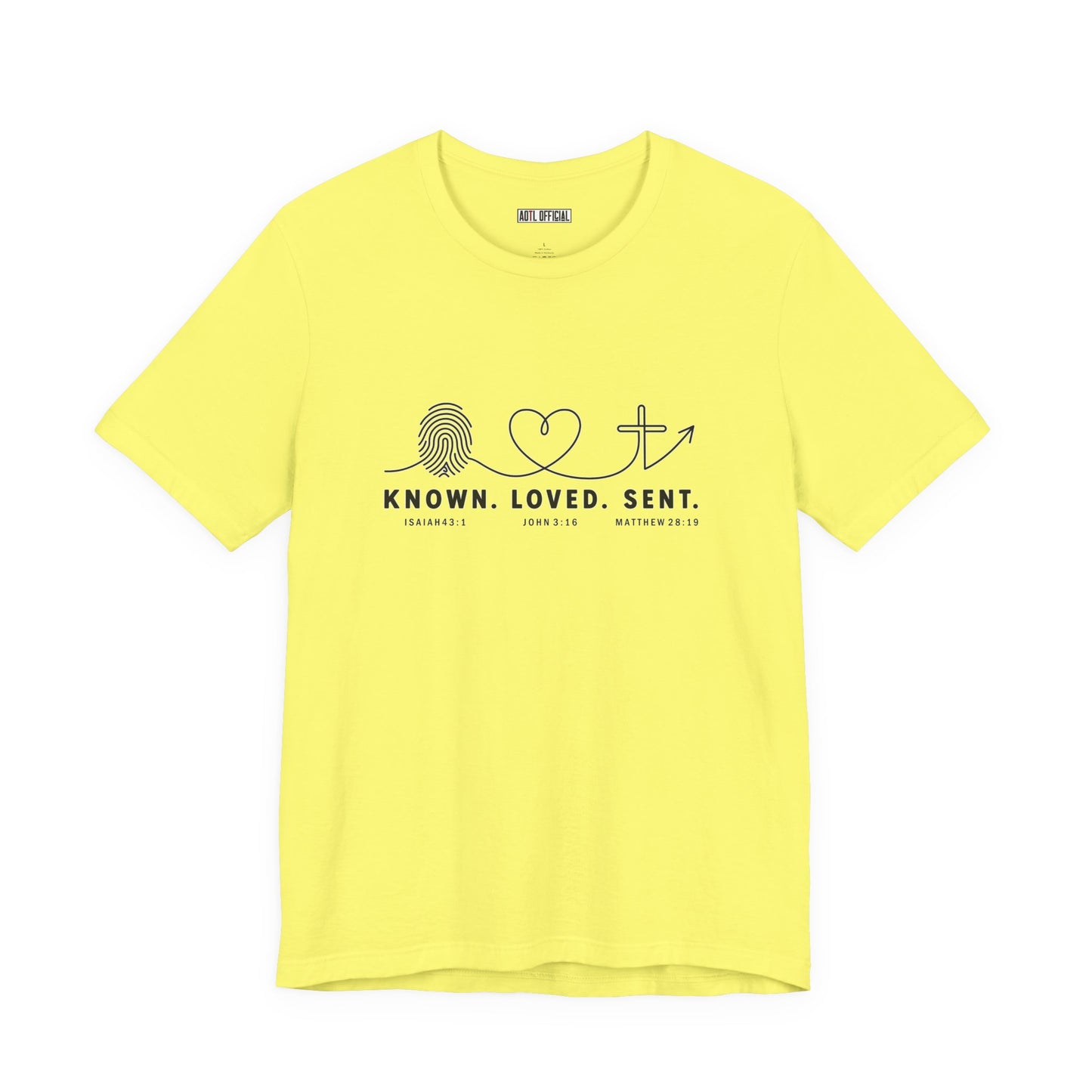 Known. Loved. Sent. Christian T-shirt