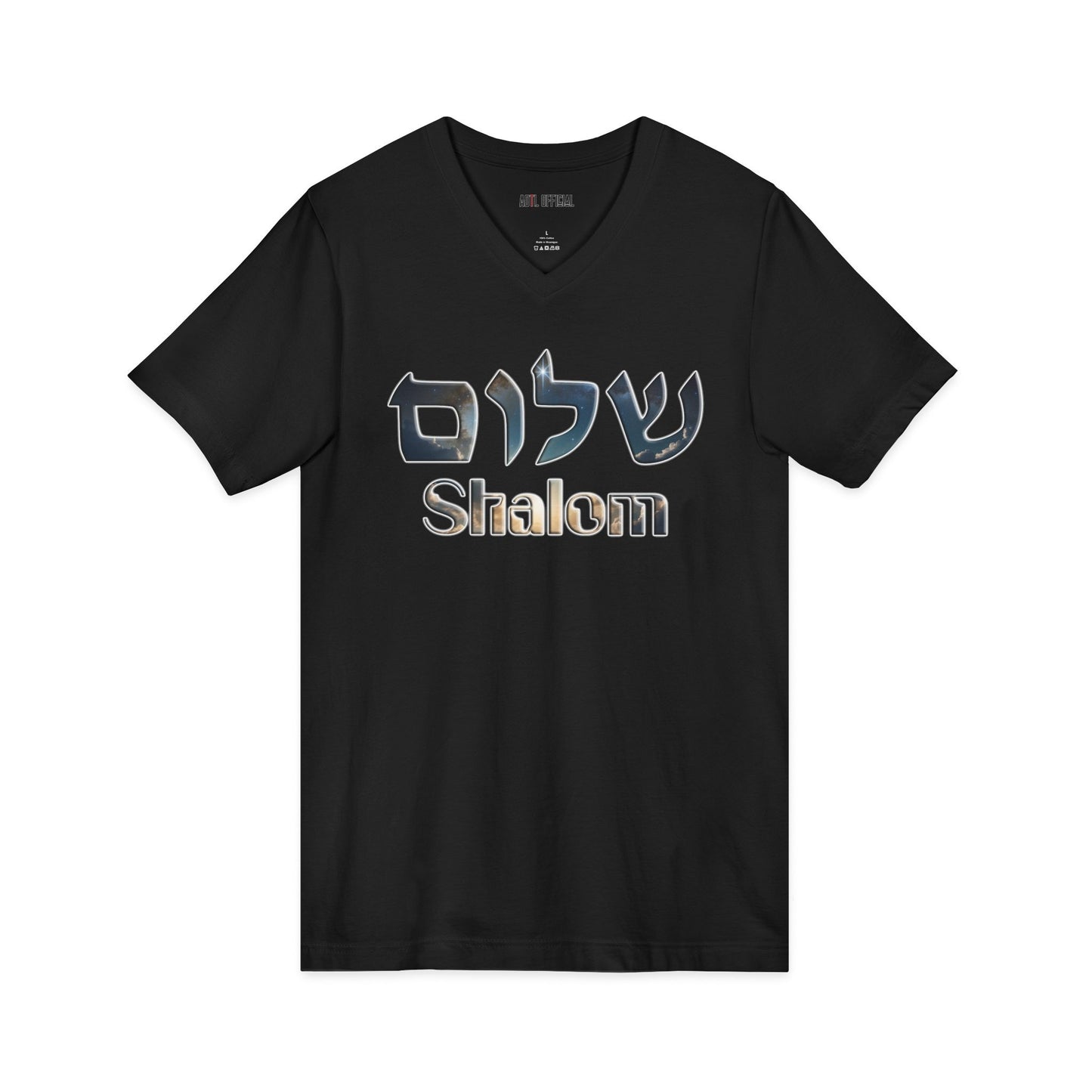 Shalom  V-Neck Tee