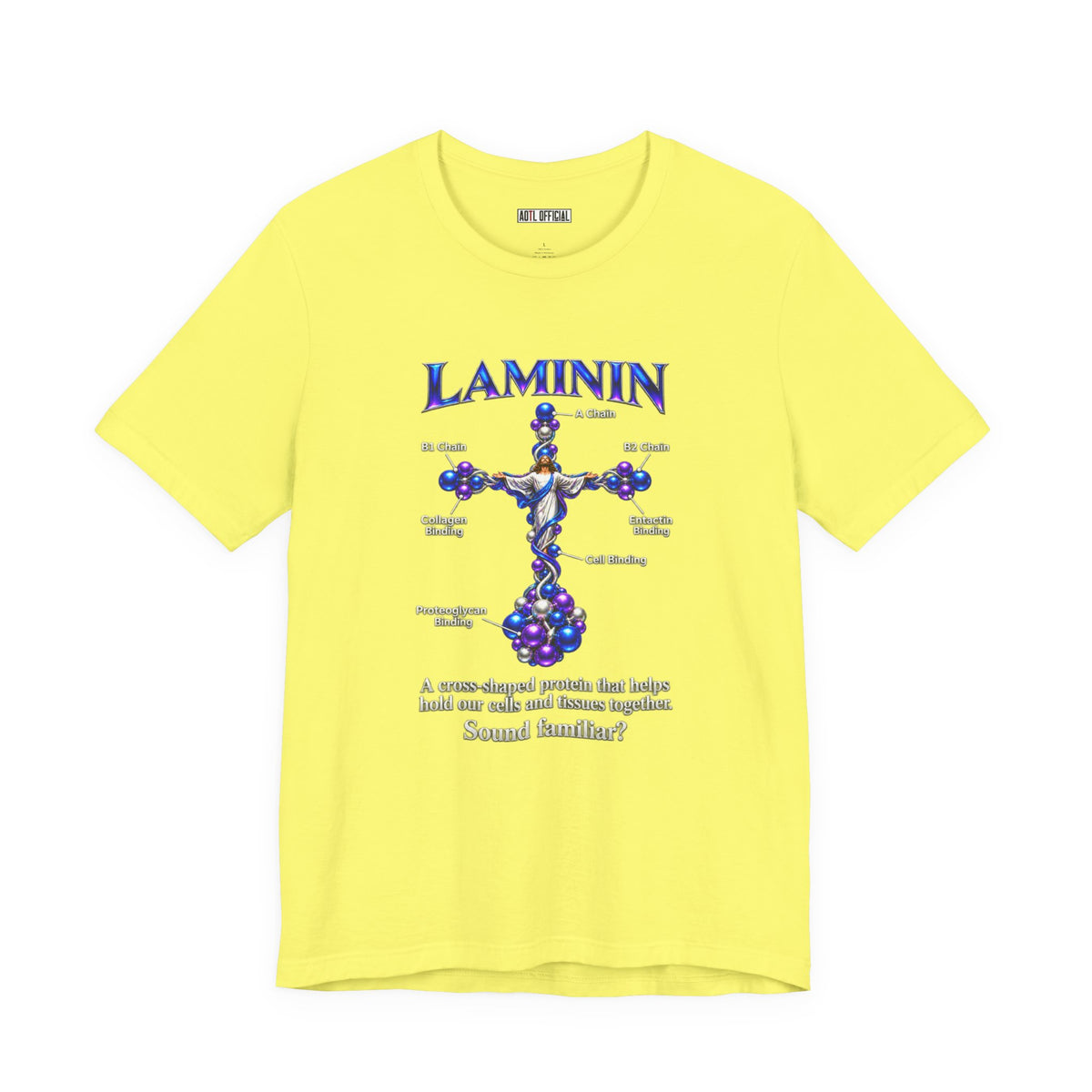 LAMININ Cross Design – Christian T-shirt
