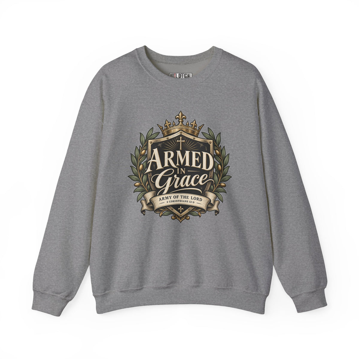 Army of the Lord — Armed in Grace Christian Sweatshirt