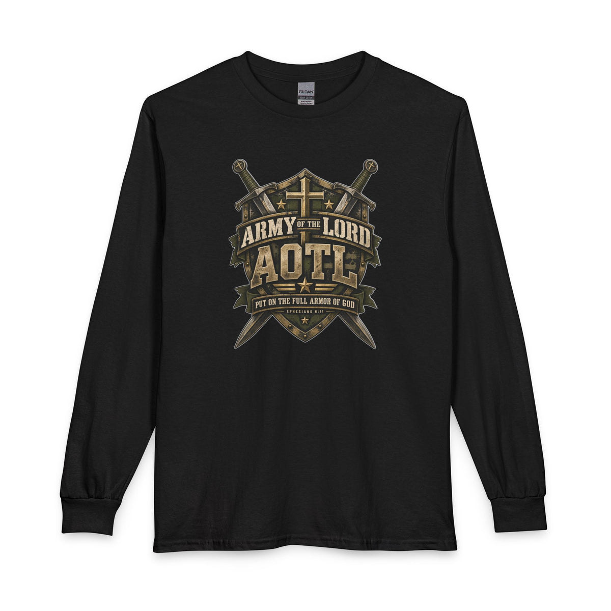 AOTL — Full Armor of God Christian Long Sleeve Shirt