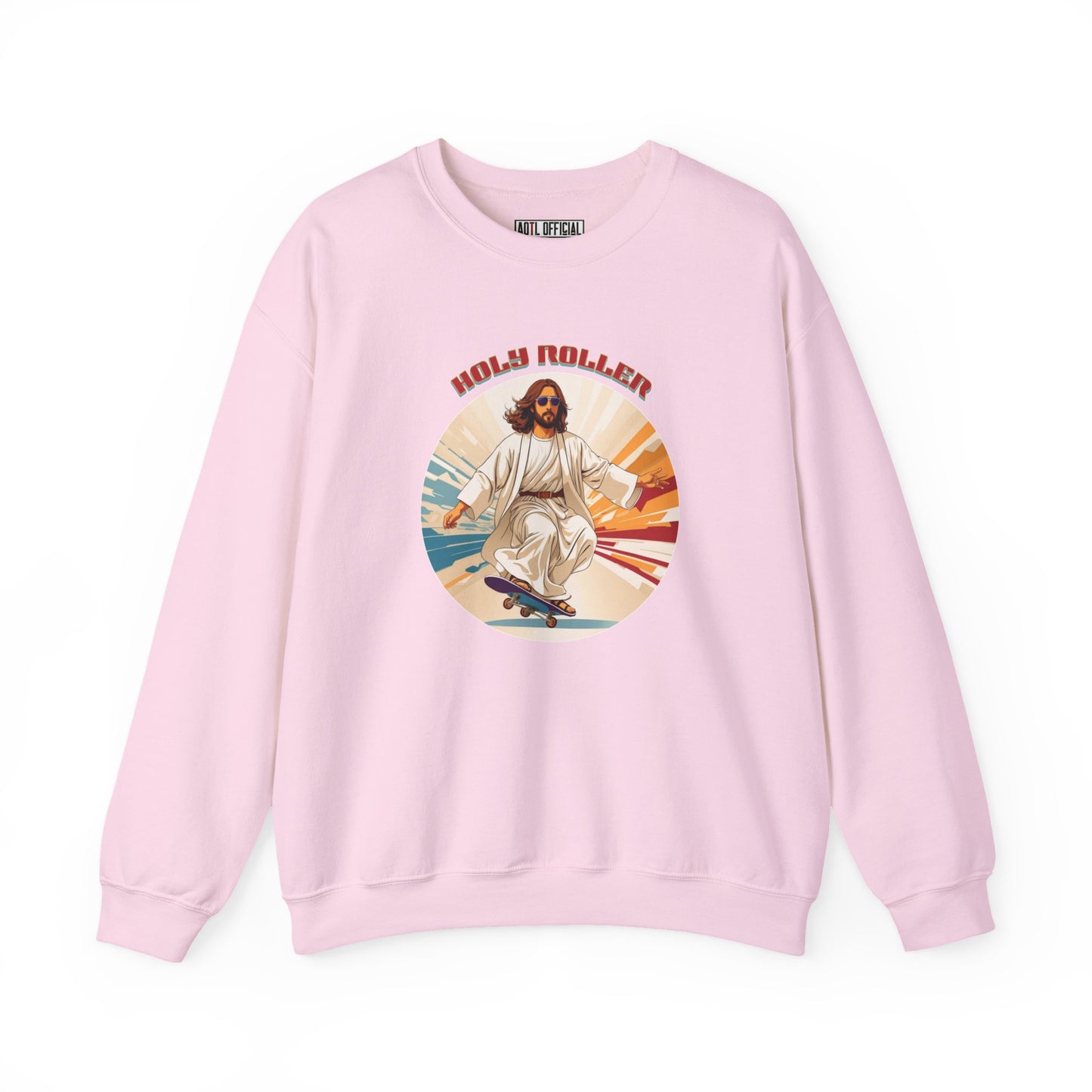 Holy Roller Jesus Unisex Heavy Blend™ Crewneck Sweatshirt