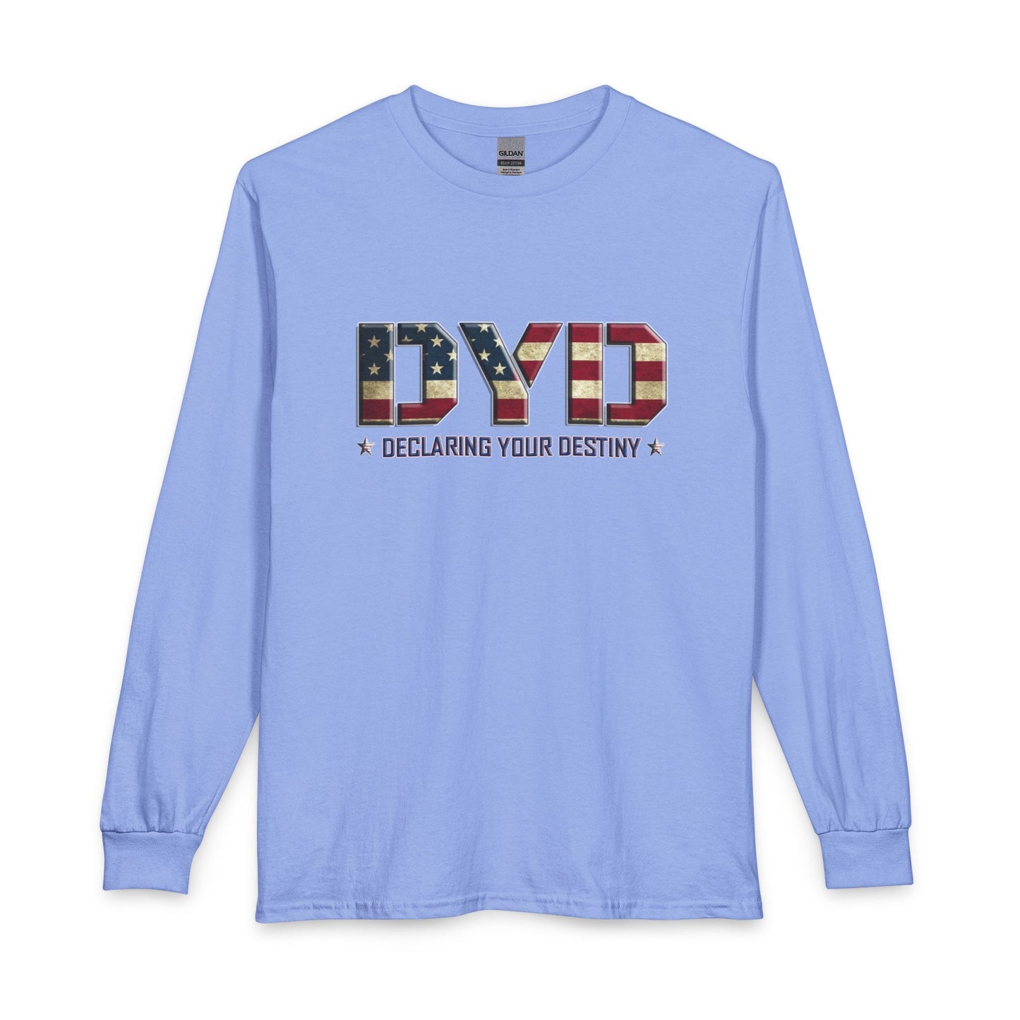 Declaring Your Destiny USA logo Christian Long Sleeve Shirt