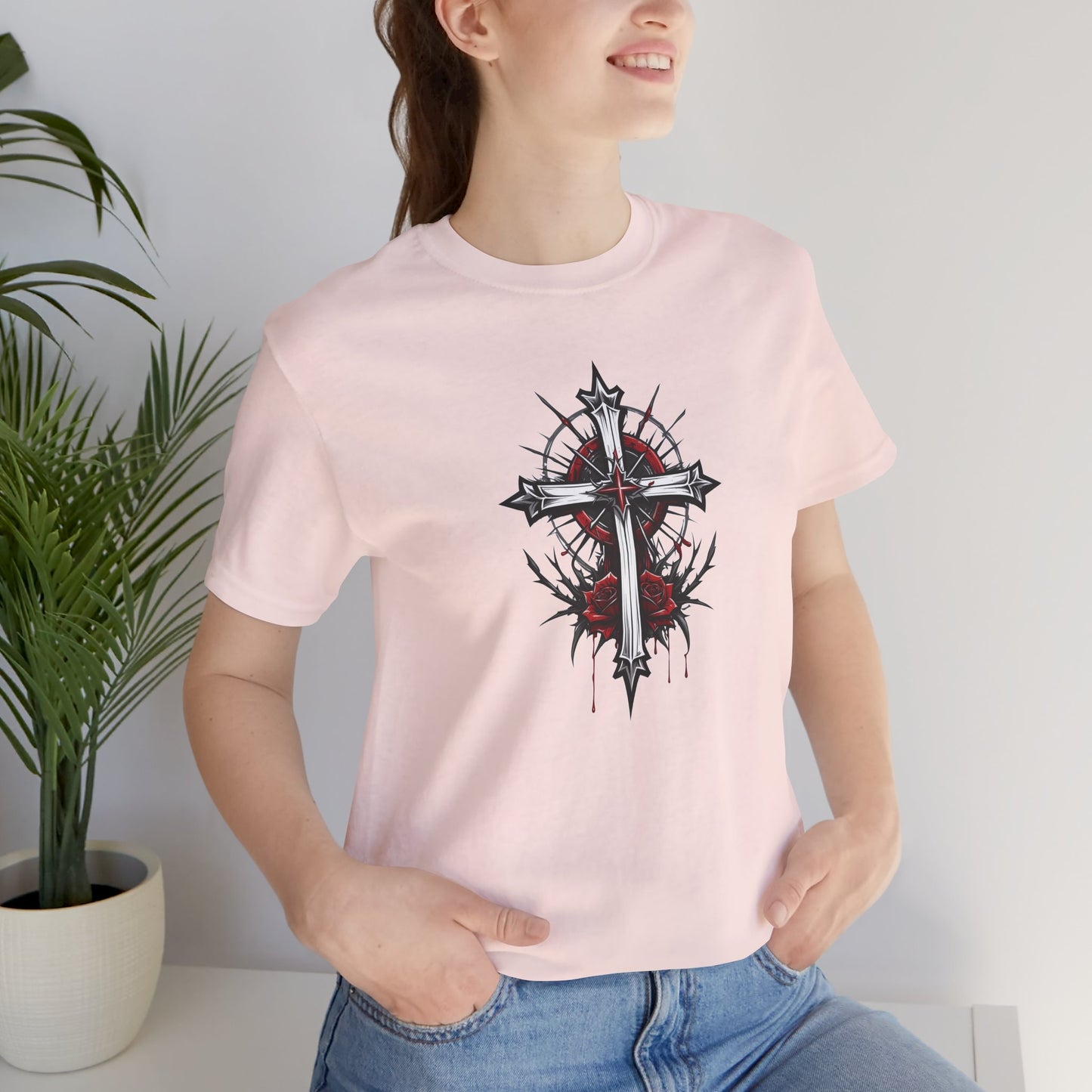 Thorned Redemption Edgy Christian Unisex Short Sleeve Tee
