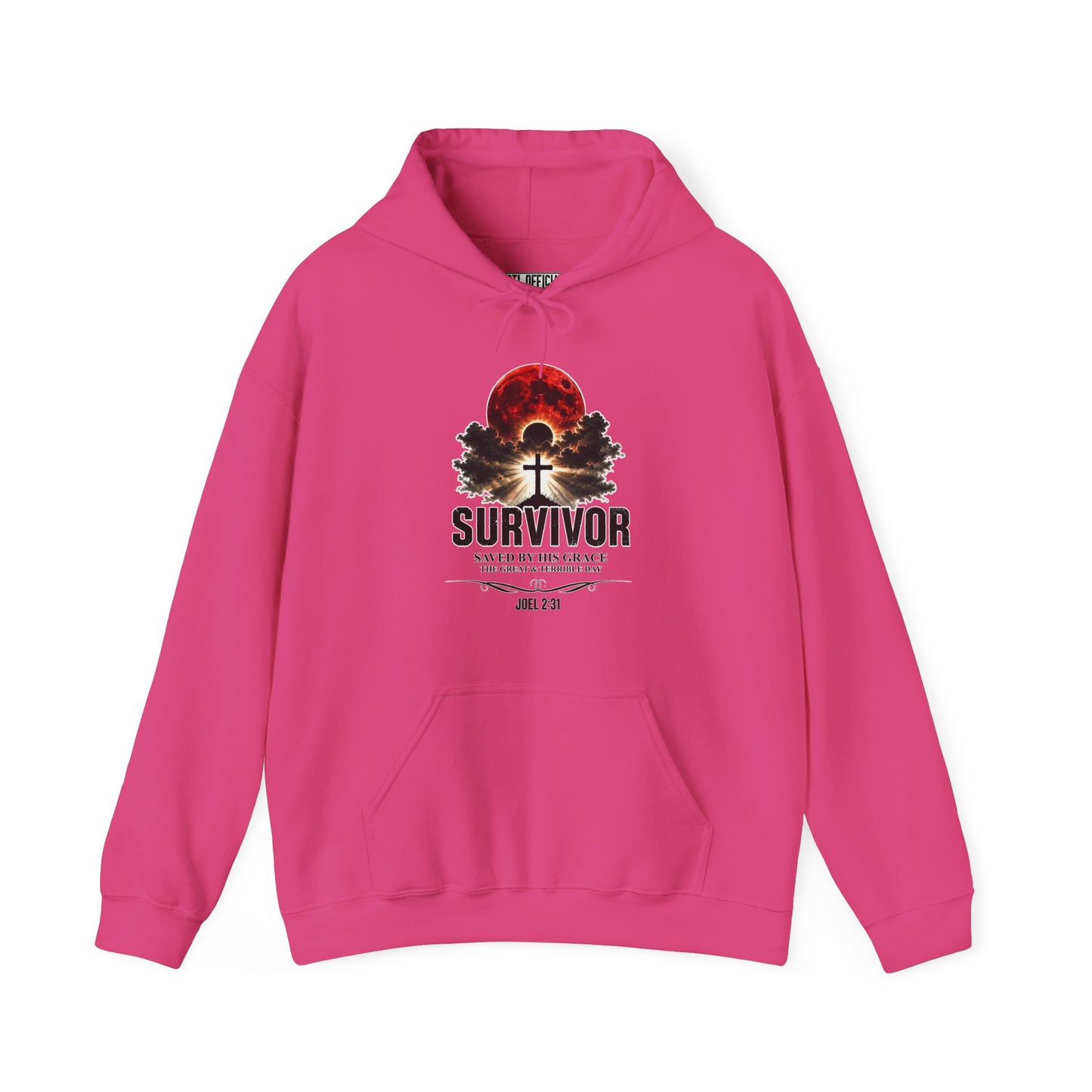 Survivor - Saved by His Grace (Joel 2:31) Christian Hoodie