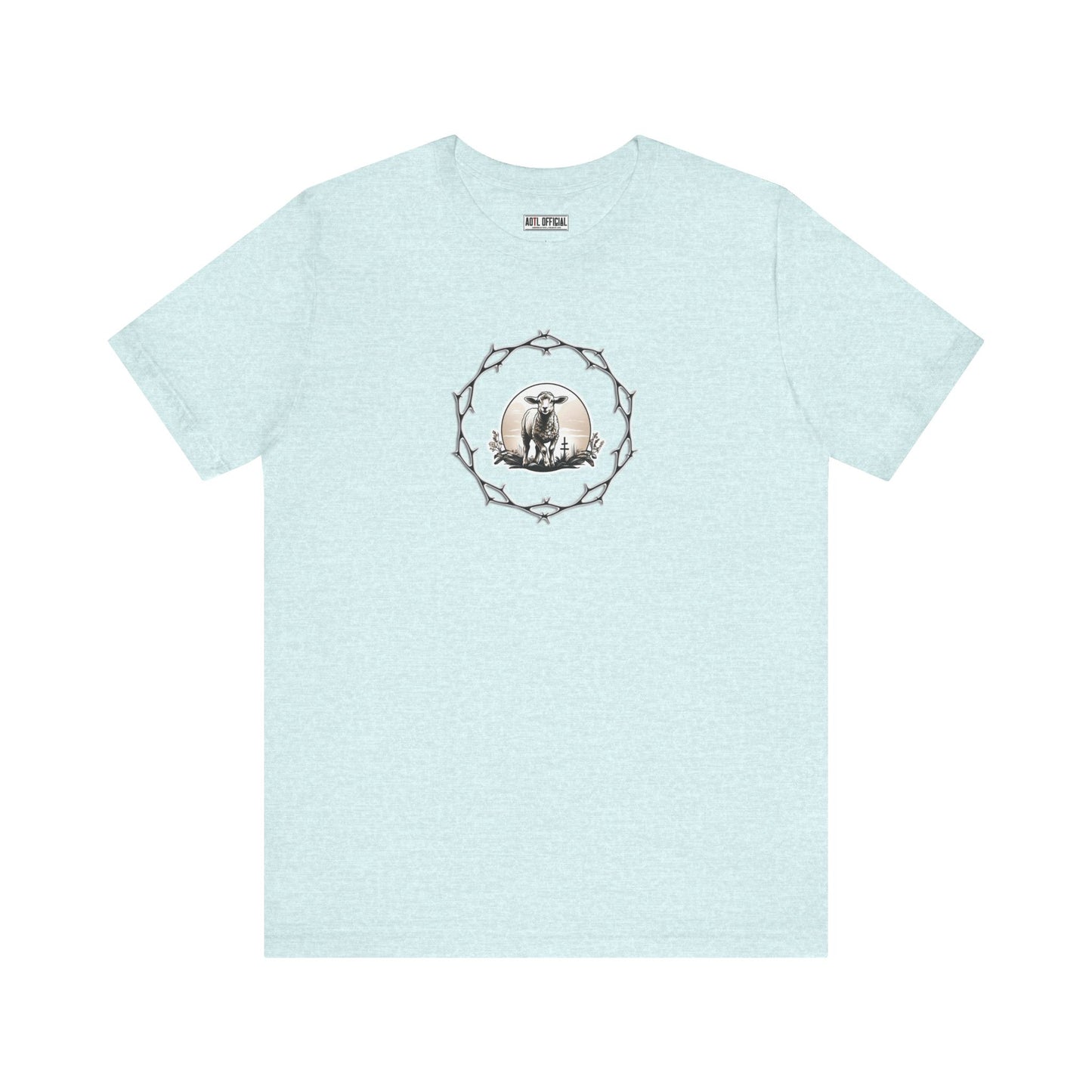 Circle of Thorns & Sacrificial Lamb Unisex  Short Sleeve Tee