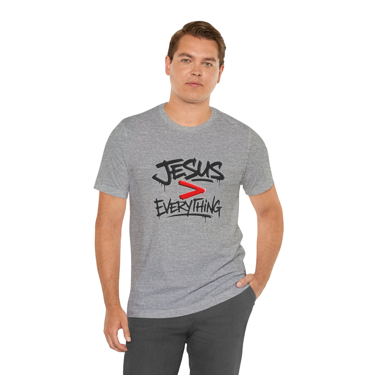 Jesus > Everything Christian T-Shirt