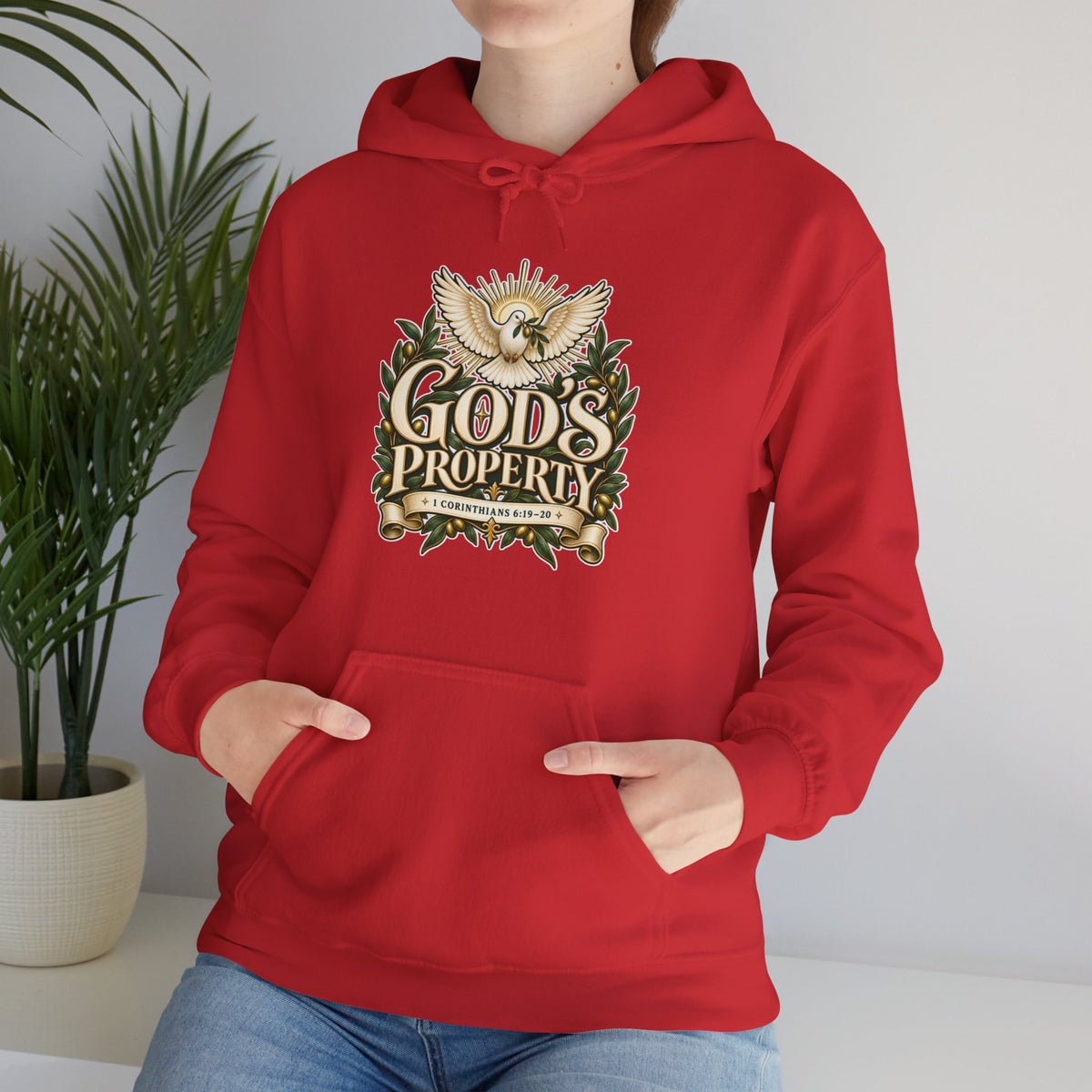 God’s Property — Bought with a Price Christian Hoodie