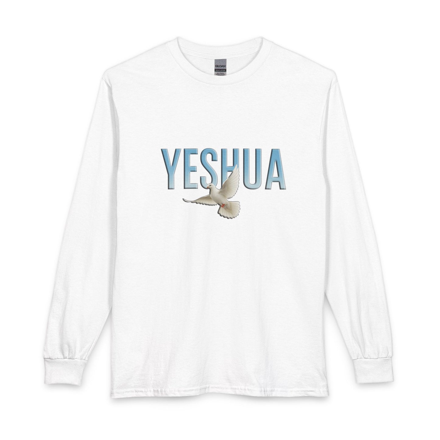 Yeshua With Holy Spirit Dove Christian Long Sleeve Shirt