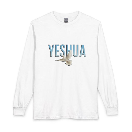 Yeshua With Holy Spirit Dove Christian Long Sleeve Shirt