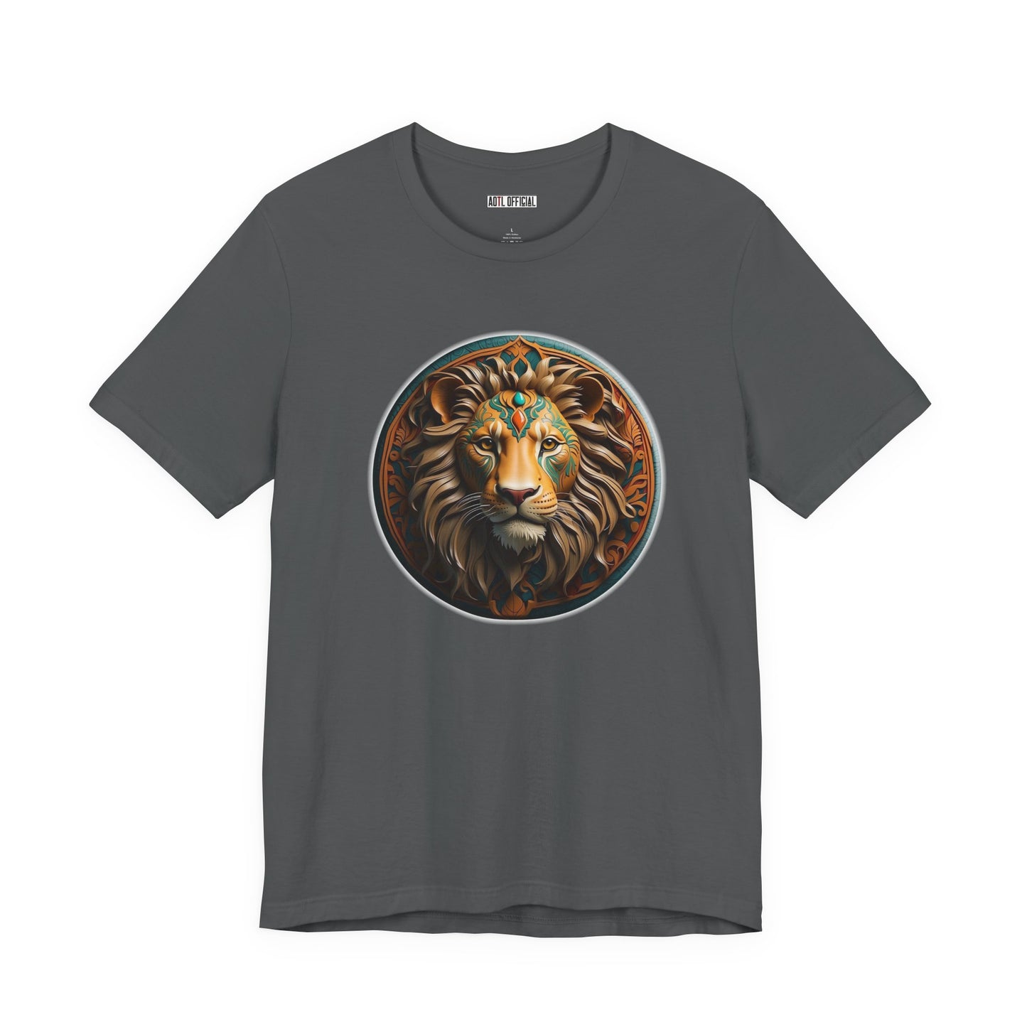 Majestic Redeemer  Lion of Judah Christian Unisex Short Sleeve Tee