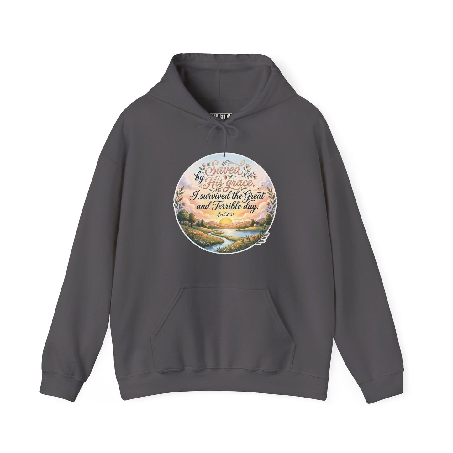 Dawn of Grace - I Survived the Great and Terrible Day (Joel 2:31) Christian Hoodie