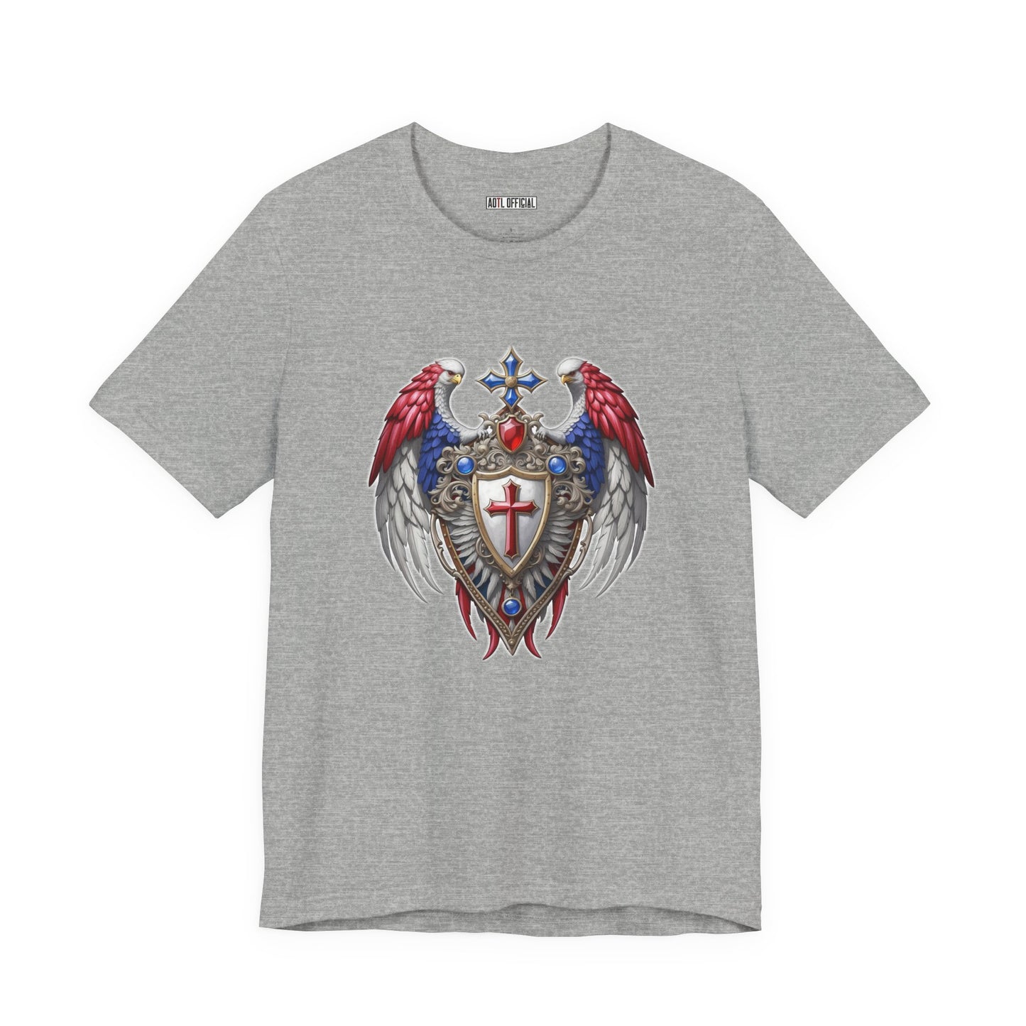 Winged Guardians of Faith Unisex Short Sleeve Tee