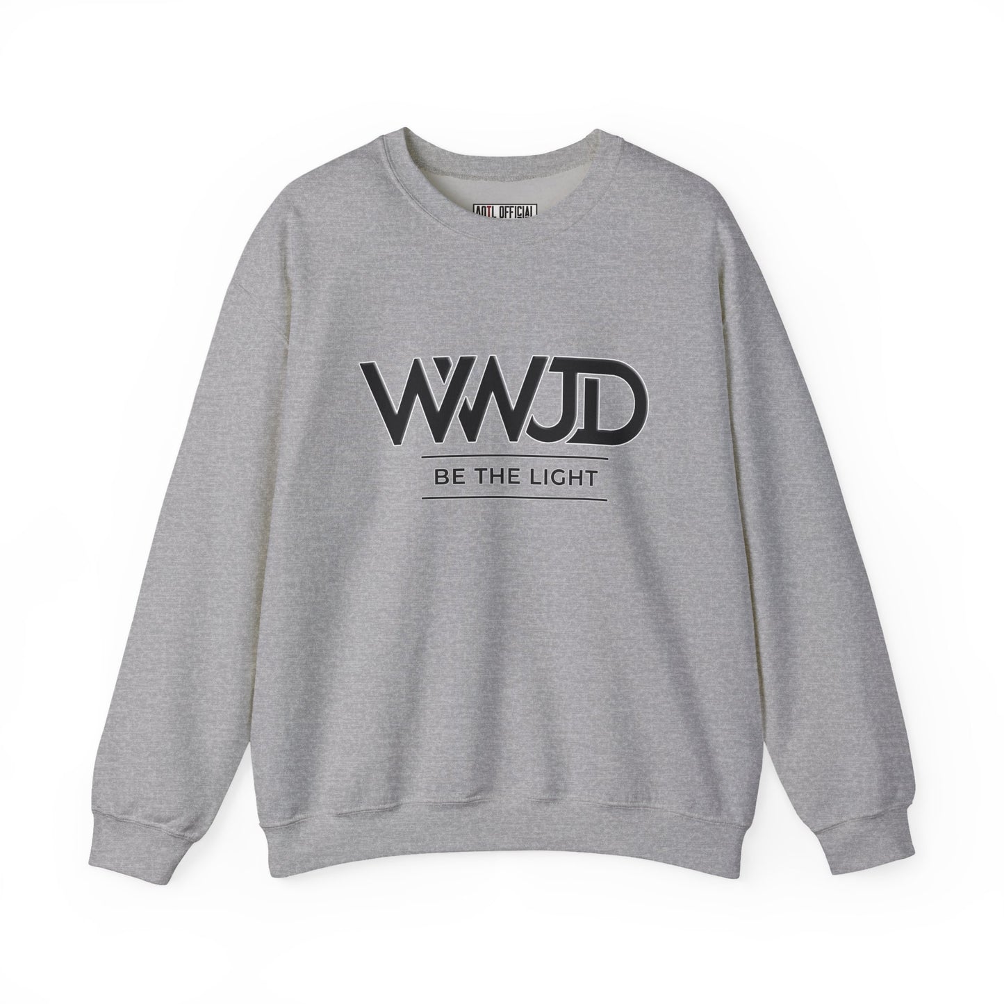 WWJD Faith Reminder Unisex Heavy Blend™ Crewneck Sweatshirt