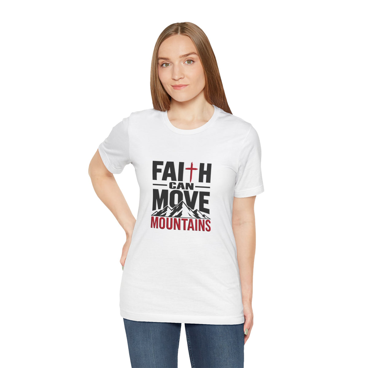 Faith Can Move Mountains Christian T-Shirt