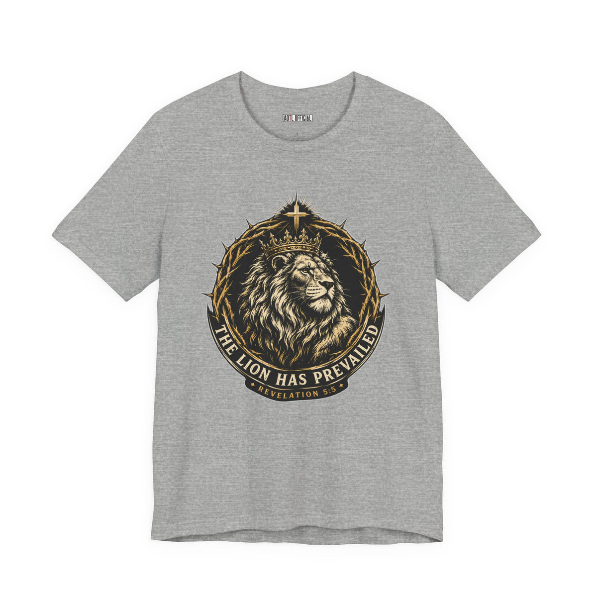 Lion of Judah — The Lion Has Prevailed Christian T-shirt