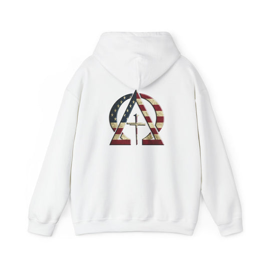 Declaring Your Destiny USA/ Alpha & Omega USA Unisex Heavy Blend™ Hooded Sweatshirt