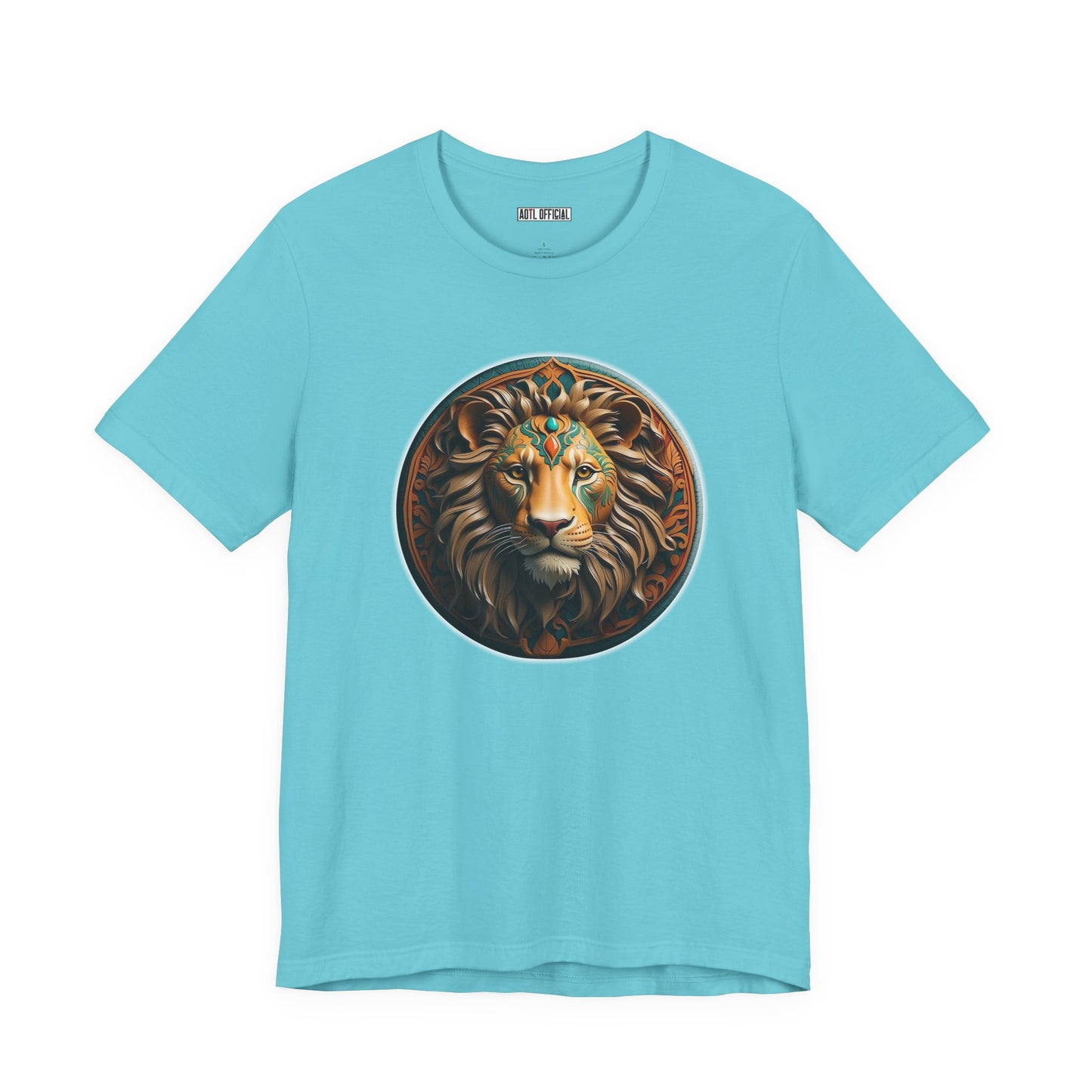 Majestic Redeemer  Lion of Judah Christian Unisex Short Sleeve Tee