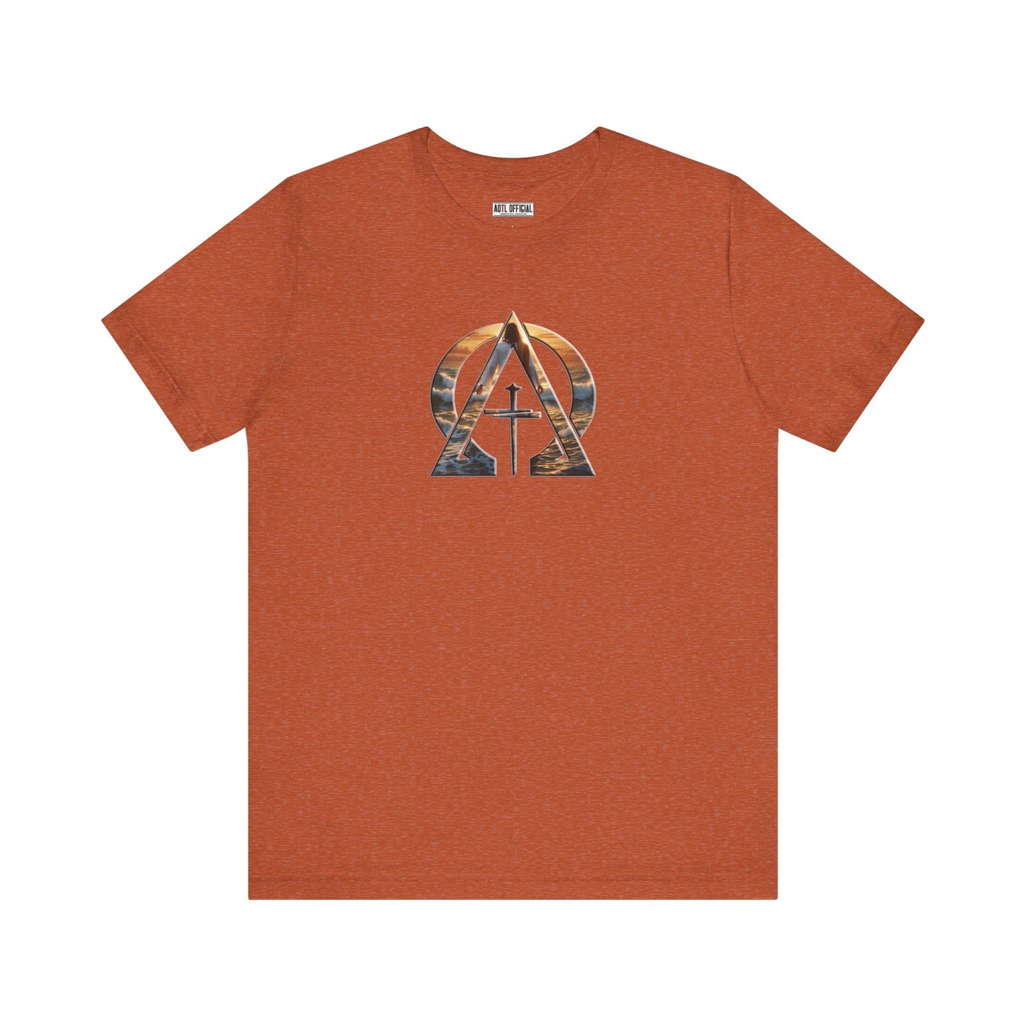 Devine Triad Alpha & Omega Jesus Walking On Water Unisex Short Sleeve Tee