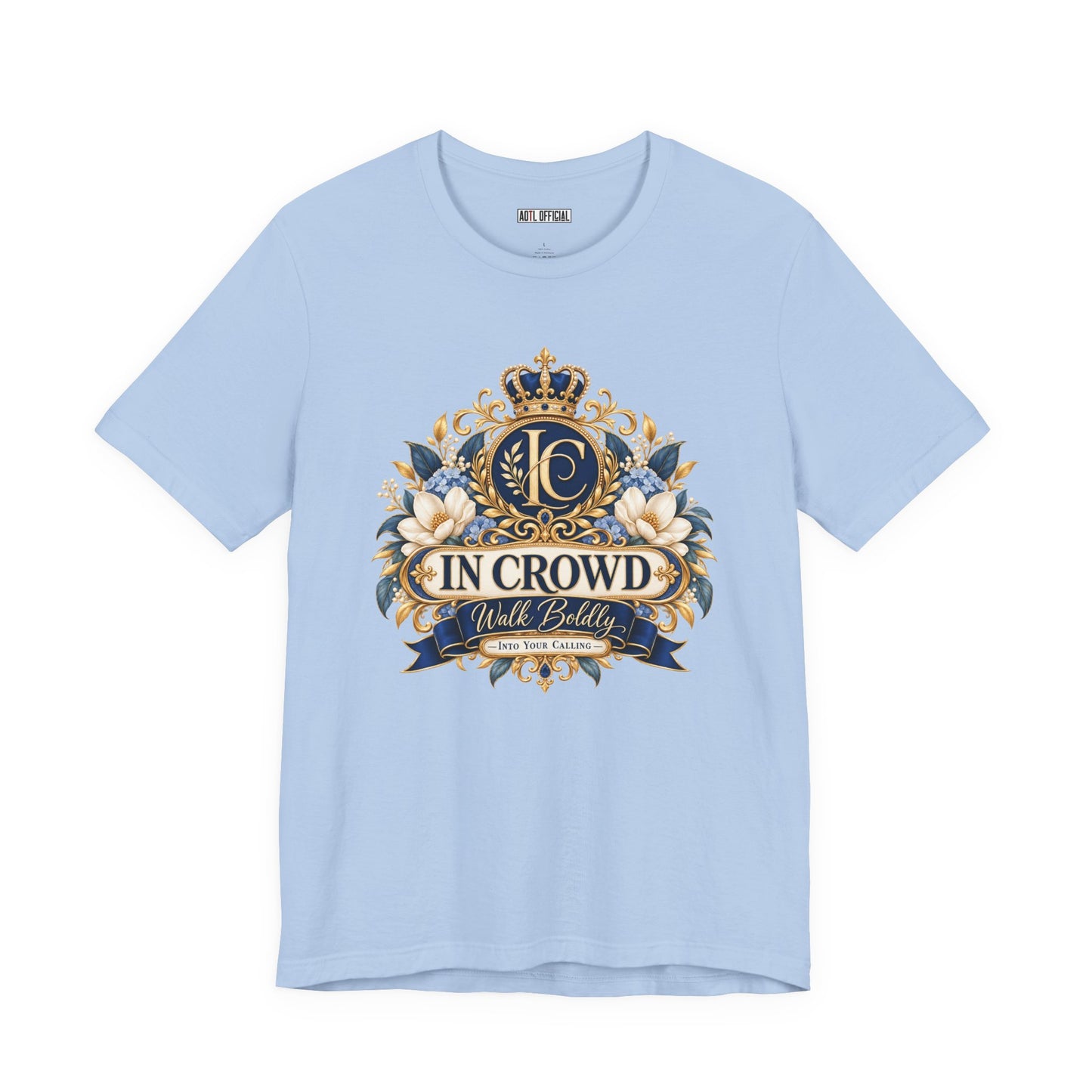 In Crowd – Walk Boldly Christian T-shirt
