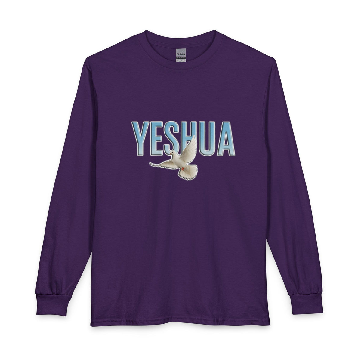 Yeshua With Holy Spirit Dove Christian Long Sleeve Shirt