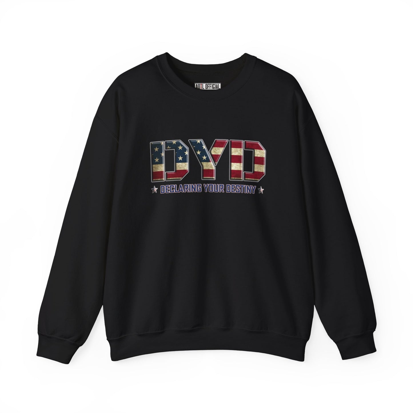 Declaring Your Destiny USA Logo/Alpha & Omega USA Unisex Heavy Blend™ Crewneck Sweatshirt