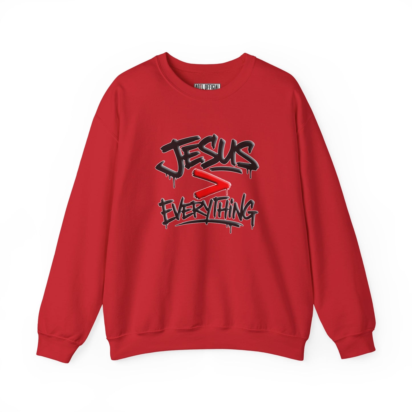 Jesus > Everything Graffiti Christian Sweatshirt