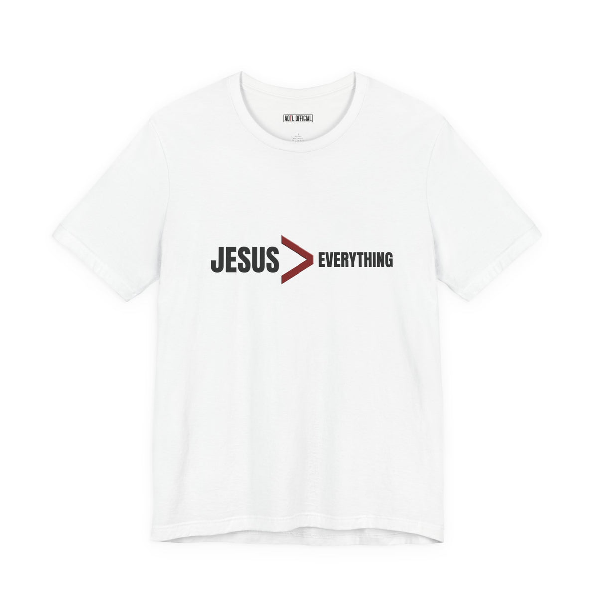 Jesus > Everything unisex Christian t-shirt faith-inspired design
