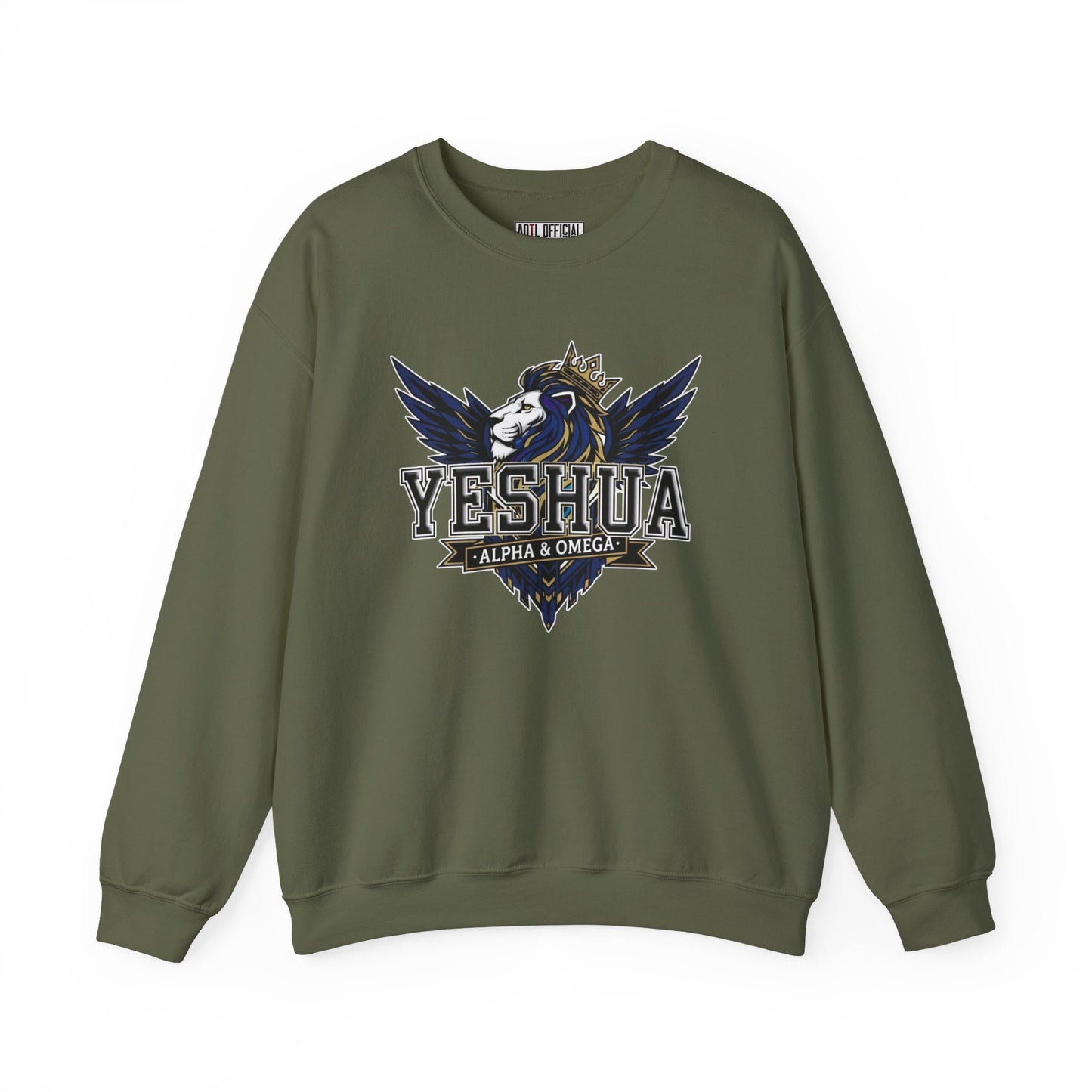 Yeshua: Lion of Judah Reigns Unisex Heavy Blend™ Crewneck Sweatshirt