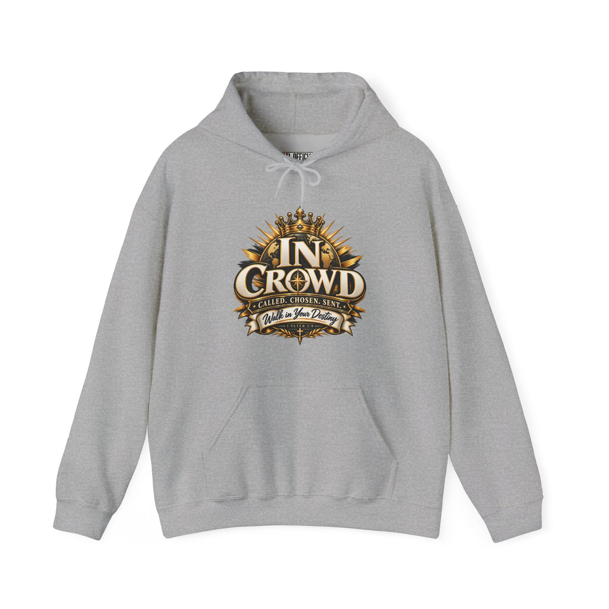 In Crowd – Called. Chosen. Sent. Christian Hoodie