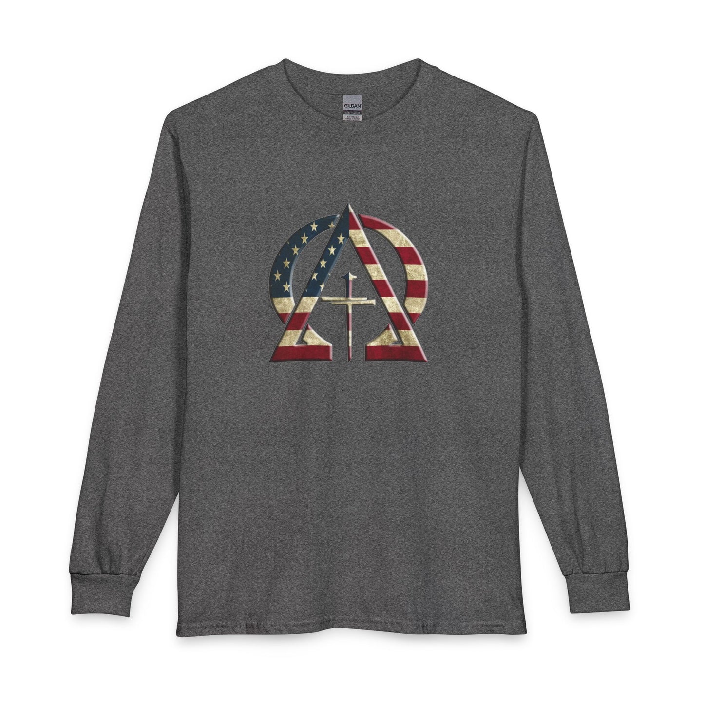 Alpha & Omega Vintage USA Christian Long Sleeve Shirt