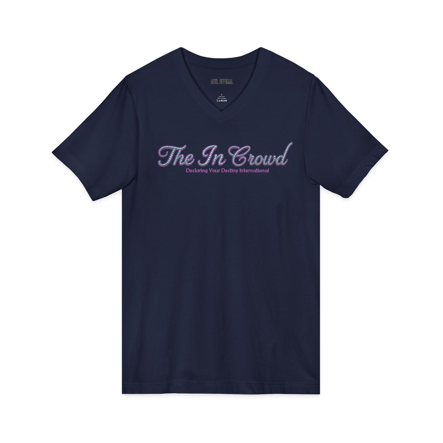 The In Crowd Gemstone print  V-Neck Tee