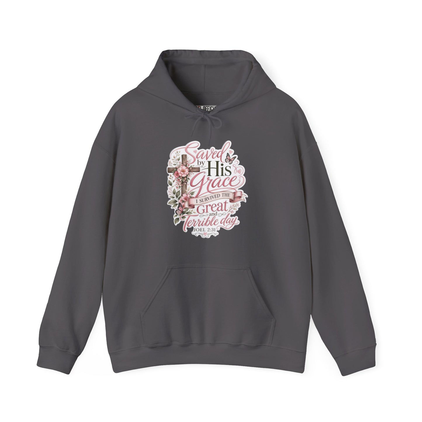 Grace in Bloom – I Survived the Great and Terrible Day (Joel 2:31) Christian Hoodie