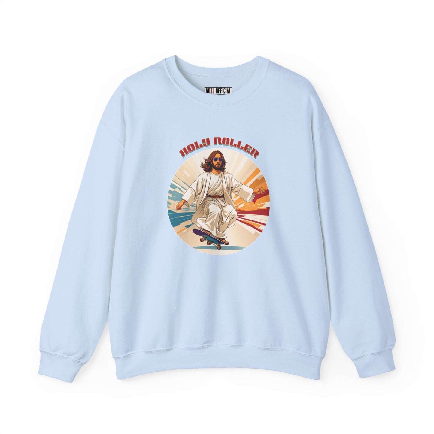 Holy Roller Jesus Unisex Heavy Blend™ Crewneck Sweatshirt