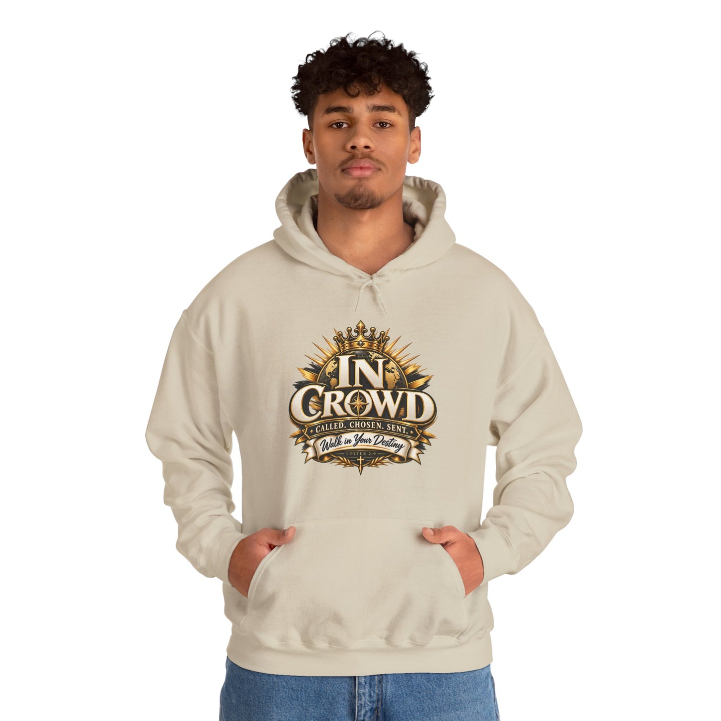In Crowd – Called. Chosen. Sent. Christian Hoodie