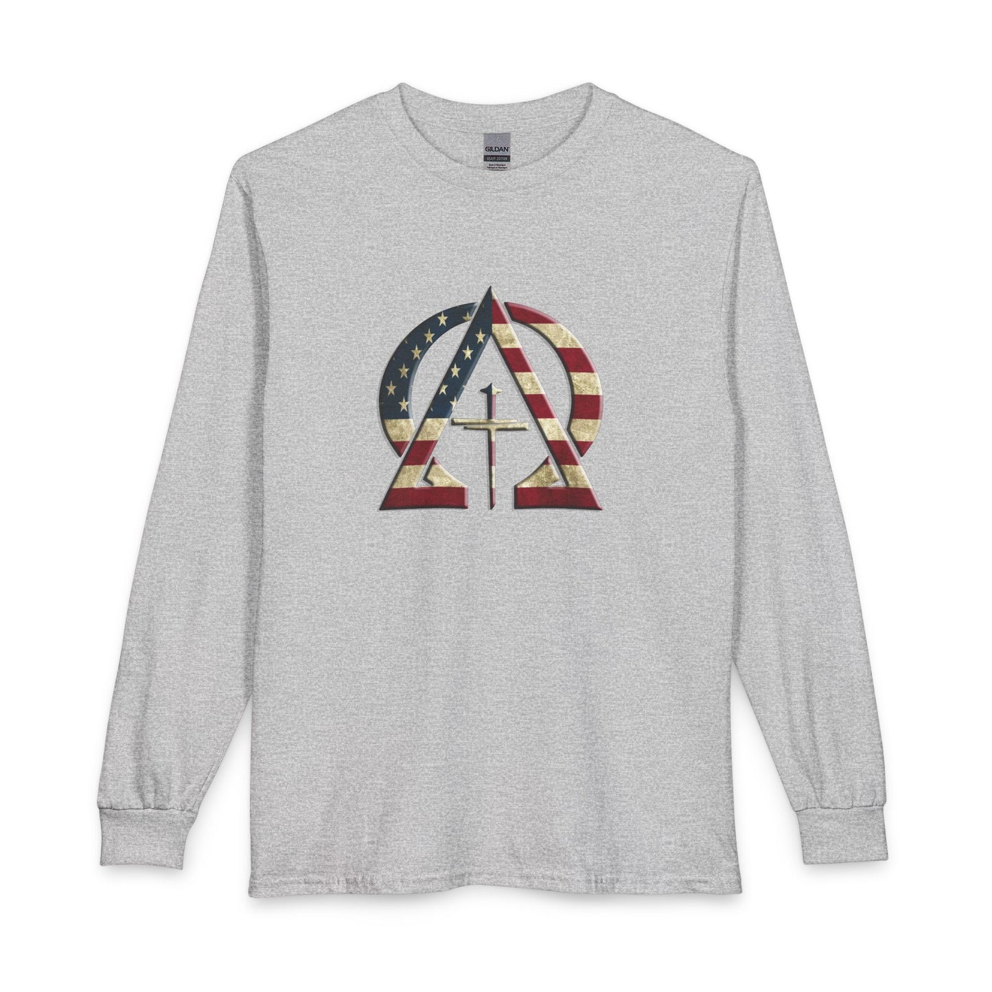 Alpha & Omega Vintage USA Christian Long Sleeve Shirt