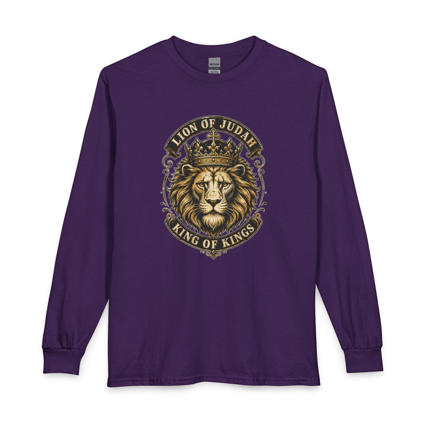 Lion of Judah – King of Kings Christian Long Sleeve Shirt