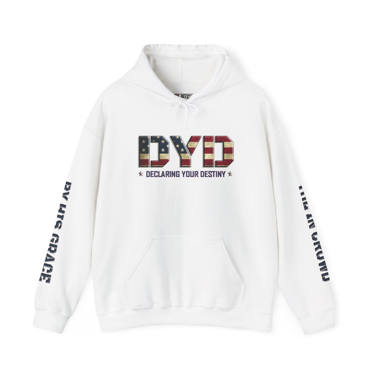 DYD USA In Crowd, By his Grace Unisex Heavy Blend™ Hooded Sweatshirt