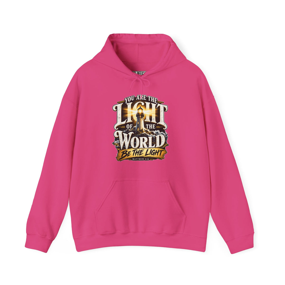 You Are the Light of the World – Matthew 5:14 Lighthouse Design Christian Hoodie