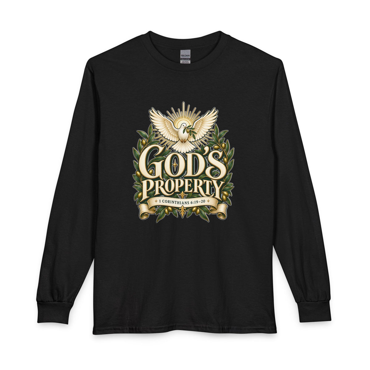 God’s Property — Bought with a Price Christian Long Sleeve Shirt